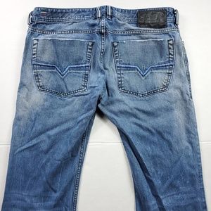 Diesel Zathan Button Fly Bootcut Distressed 32x29